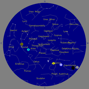 Sky Chart - click to enlarge