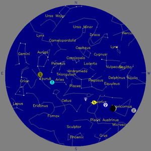 Sky Chart - click to enlarge