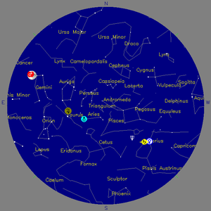 Sky Chart - click to enlarge