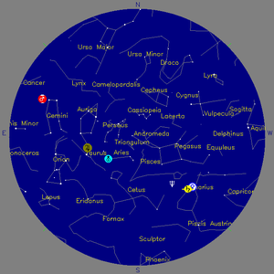 Sky Chart - click to enlarge