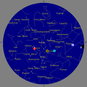 Sky Chart - click to enlarge