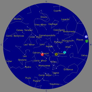 Sky Chart - click to enlarge