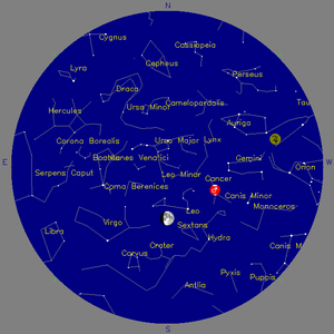 Sky Chart - click to enlarge