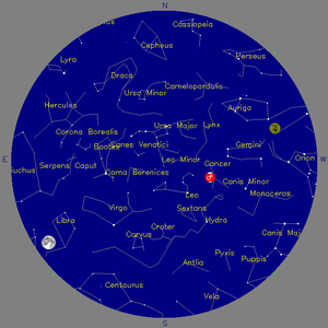 Sky Chart - click to enlarge
