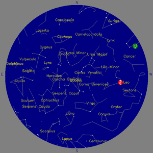 Sky Chart - click to enlarge