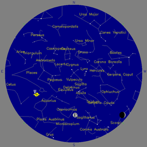 Sky Chart - click to enlarge