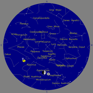 Sky Chart - click to enlarge