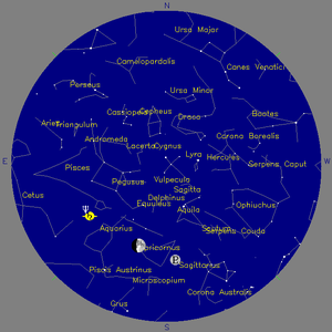 Sky Chart - click to enlarge