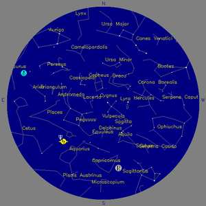 Sky Chart - click to enlarge