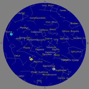 Sky Chart - click to enlarge