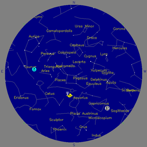 Sky Chart - click to enlarge