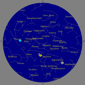 Sky Chart - click to enlarge