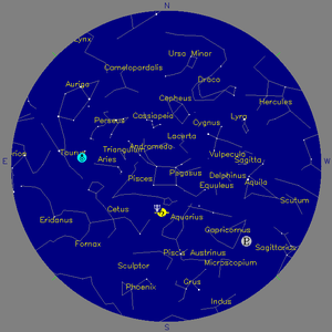 Sky Chart - click to enlarge