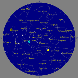 Sky Chart - click to enlarge