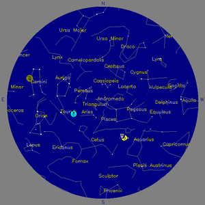 Sky Chart - click to enlarge