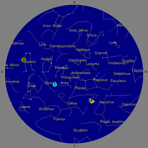 Sky Chart - click to enlarge