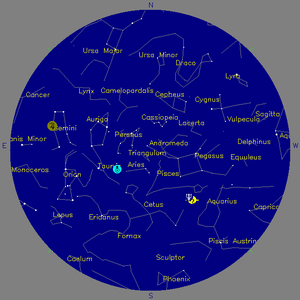 Sky Chart - click to enlarge
