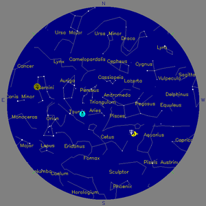 Sky Chart - click to enlarge