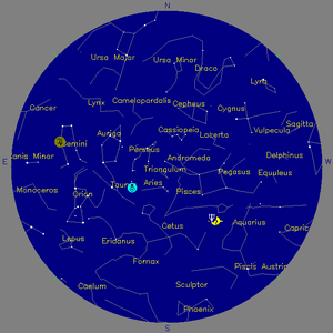 Sky Chart - click to enlarge