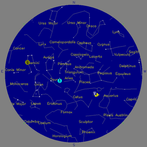 Sky Chart - click to enlarge