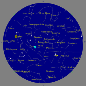 Sky Chart - click to enlarge
