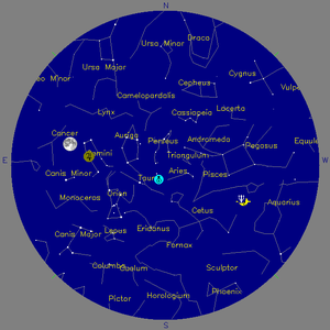 Sky Chart - click to enlarge