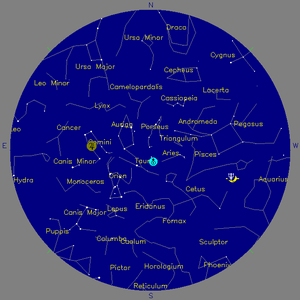 Sky Chart - click to enlarge