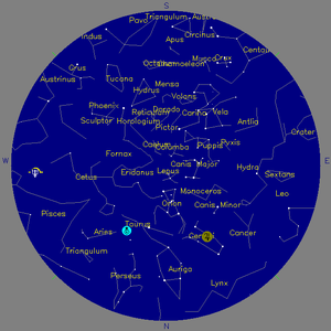 Sky Chart - click to enlarge