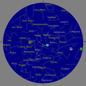 Sky Chart - click to enlarge