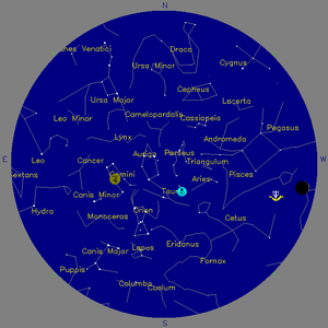 Sky Chart - click to enlarge