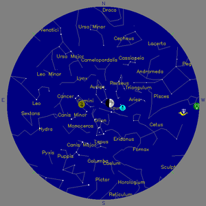 Sky Chart - click to enlarge