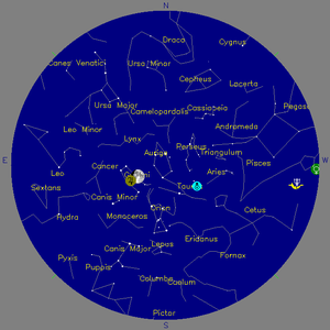 Sky Chart - click to enlarge