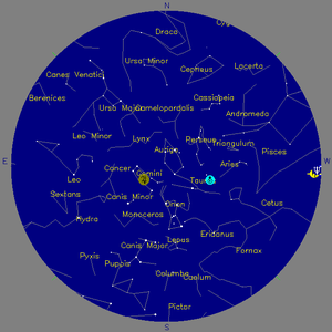 Sky Chart - click to enlarge
