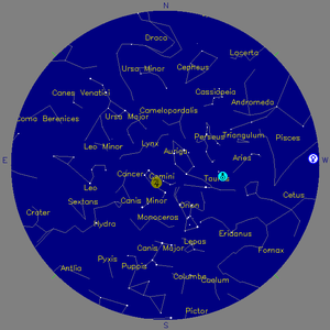 Sky Chart - click to enlarge