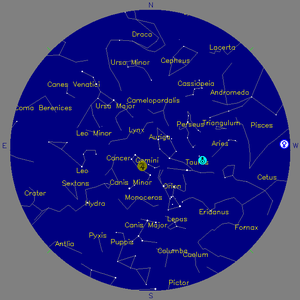 Sky Chart - click to enlarge