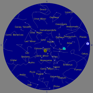 Sky Chart - click to enlarge
