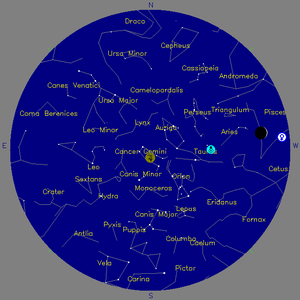 Sky Chart - click to enlarge