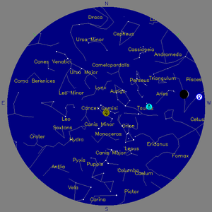 Sky Chart - click to enlarge