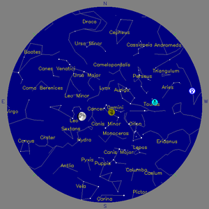 Sky Chart - click to enlarge