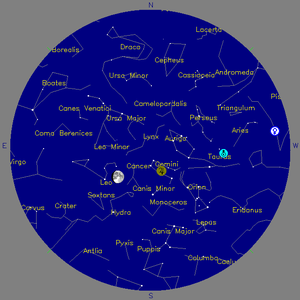 Sky Chart - click to enlarge