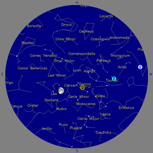 Sky Chart - click to enlarge