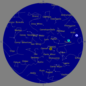 Sky Chart - click to enlarge