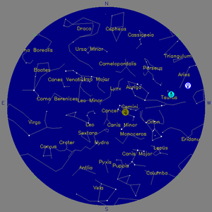 Sky Chart - click to enlarge