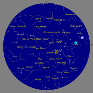 Sky Chart - click to enlarge