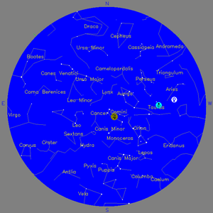 Sky Chart - click to enlarge