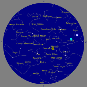 Sky Chart - click to enlarge