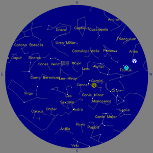 Sky Chart - click to enlarge