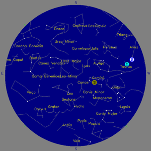 Sky Chart - click to enlarge