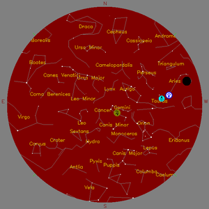 Sky Chart - click to enlarge