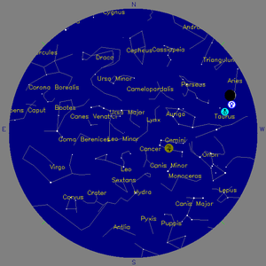 Sky Chart - click to enlarge